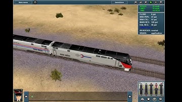 I downloaded the Amtrak P42 in Trainz simulator 2012 and this happened