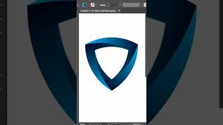 Adobe illustrator tutorial. Shield Logo design. golbal #shorts