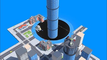 Hole.io - Big Hole City #57 Gameplay Walkthrough Android iOS