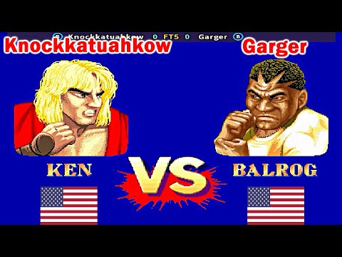 Street Fighter II': Hyper Fighting - Knockkatuahkow vs Garger FT5