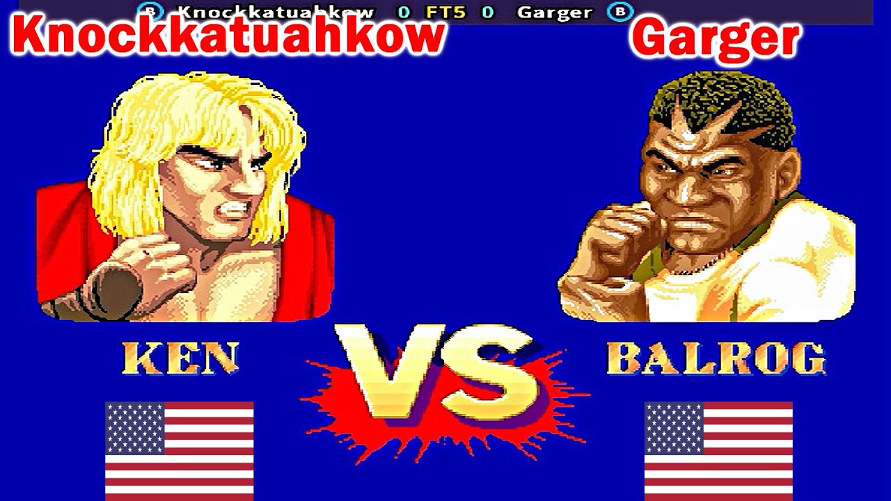 Street Fighter II': Hyper Fighting - Knockkatuahkow vs Garger FT5