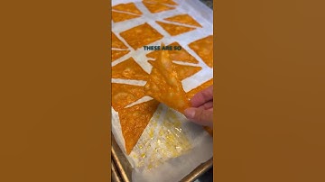 Crispy Cheesy Chips #carnivore #keto #lowcarb #cheese #snacks #chips