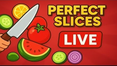 perfect slices game play video 🍎🔪#live #shortslive