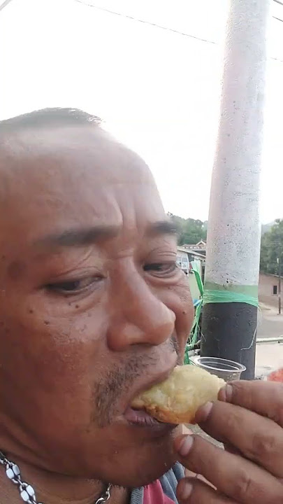 Reporter given fried food makes his voice even hoarse