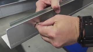 How to assemble fridge slide on 227kg locking slides