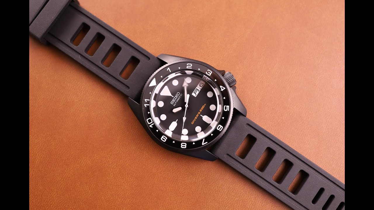 Seiko Mods - CrystalTimes Full Custom SKX013 Stealth - YouTube