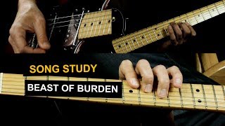 Video thumbnail of "Beast Of Burden Guitar Lesson - How to play on guitar"