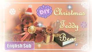 【100均DIY】モールで作る☆クリスマスベア　~ Christmas Teddy Bear  ~