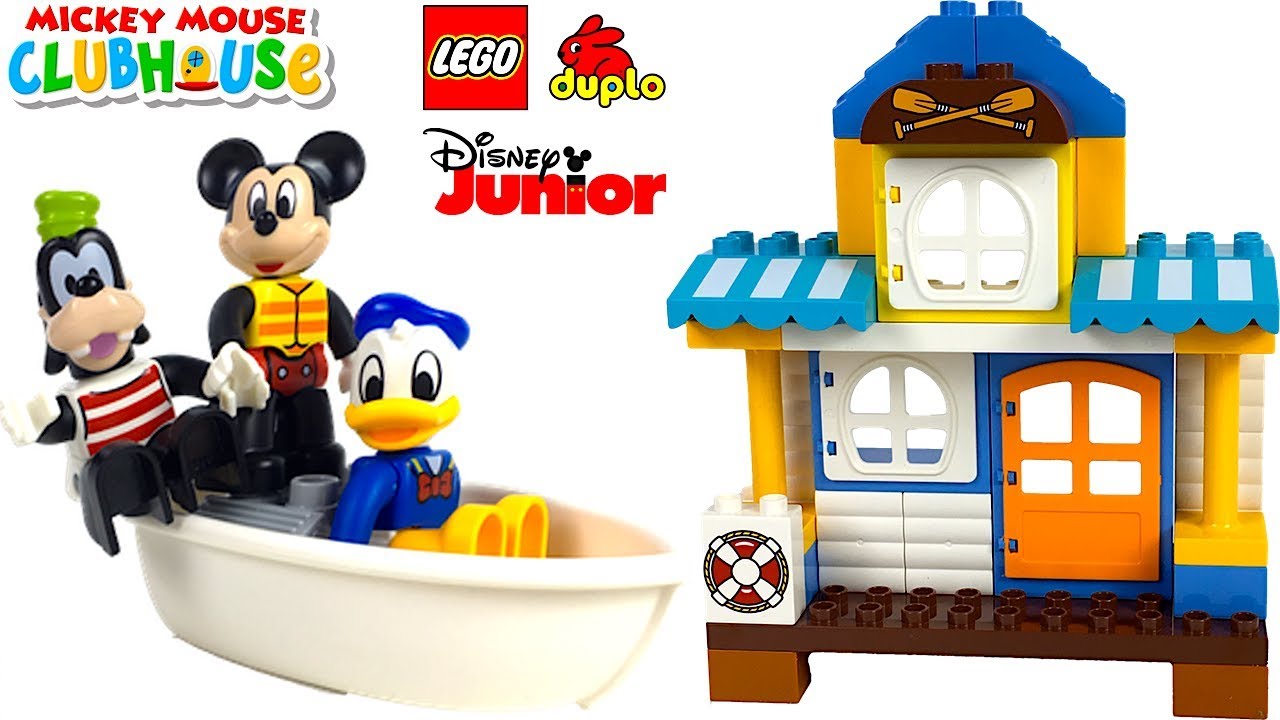 lego duplo disney junior mickey & friends beach house