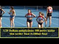 U20 Balkan atletizm şampiyonası 100 metre kızlar tüm seriler-final-4x100mt final