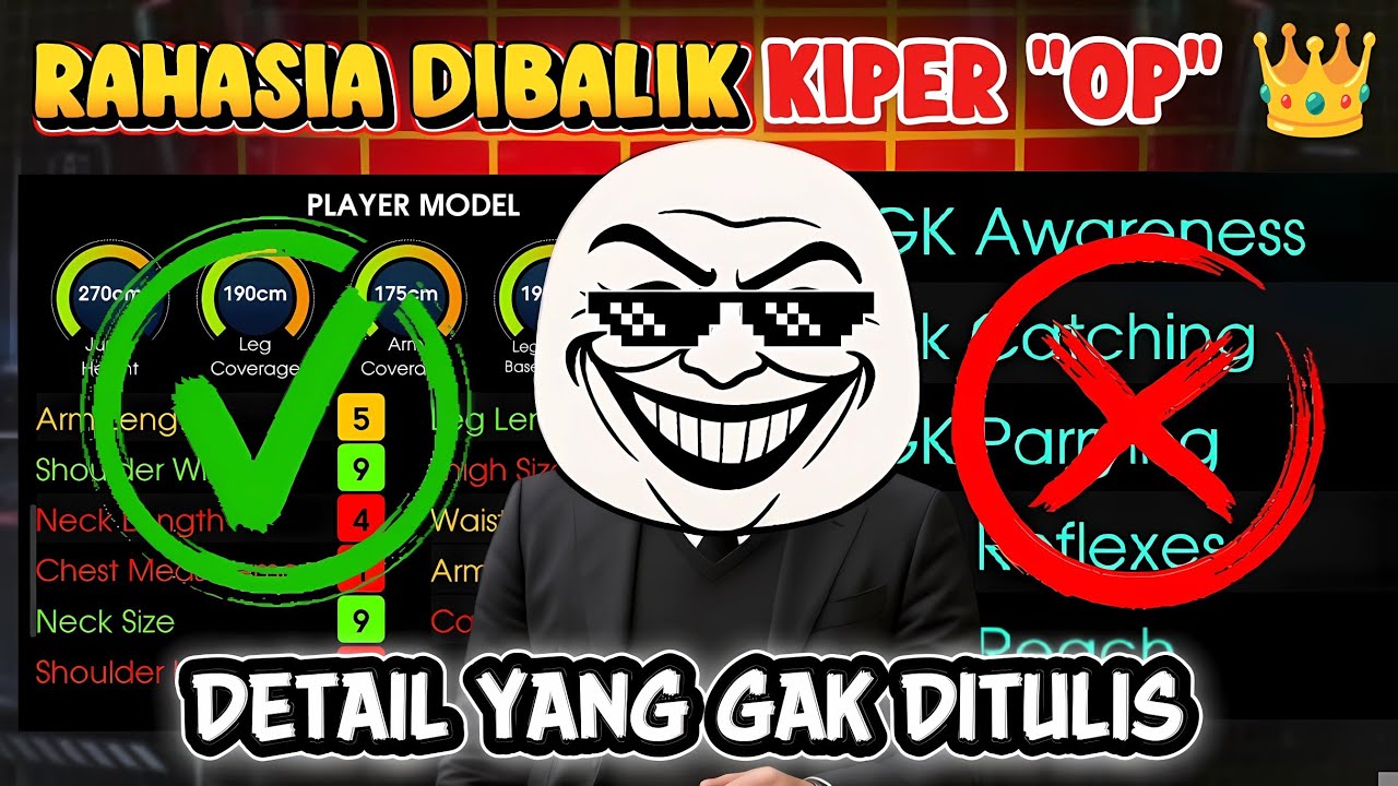 Bukan Cuma Statistik 🔥 Hal Penting Ini Juga Menentukan Performa Kiper👑 di  eFootball 2026