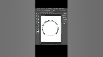 How to make twirl text effect in photoshop