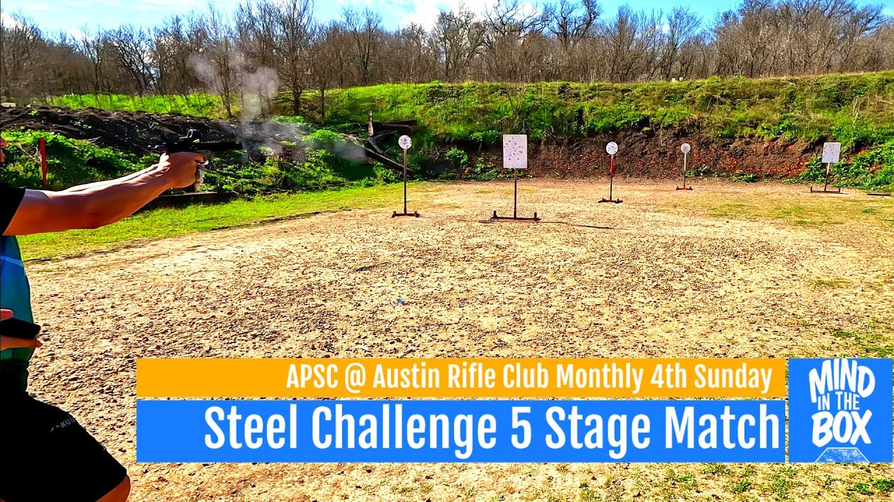 Exciting Steel Challenge GM Rimfire Rifle In 5 Stages & Pistol Open