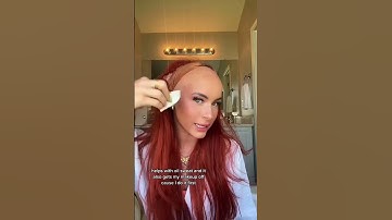 Simplified wig install for y’all #bald #wighelp #wiginstall #wigtutorial