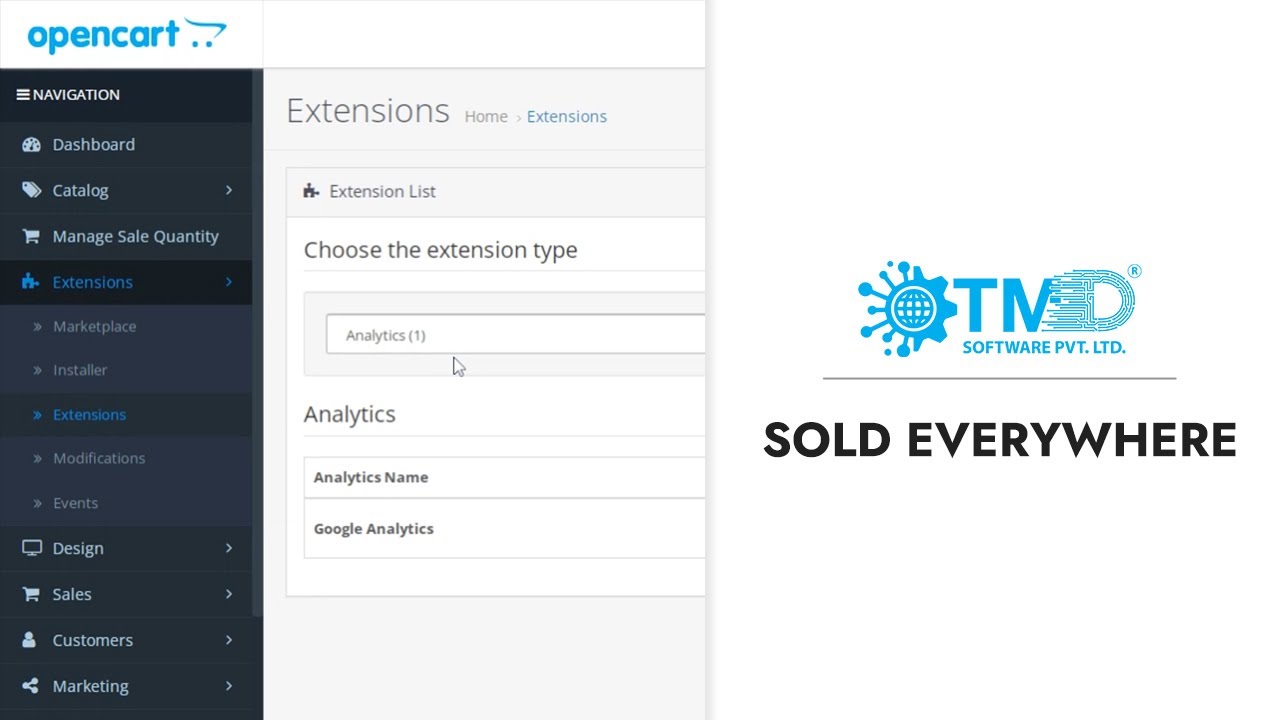 TMD OpenCart Sold Everywhere Module - YouTube