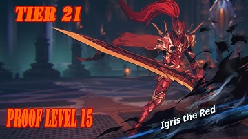 [Solo Leveling: Arise] Instance Dungeon - Igris Tier 21 (Proof level 15)