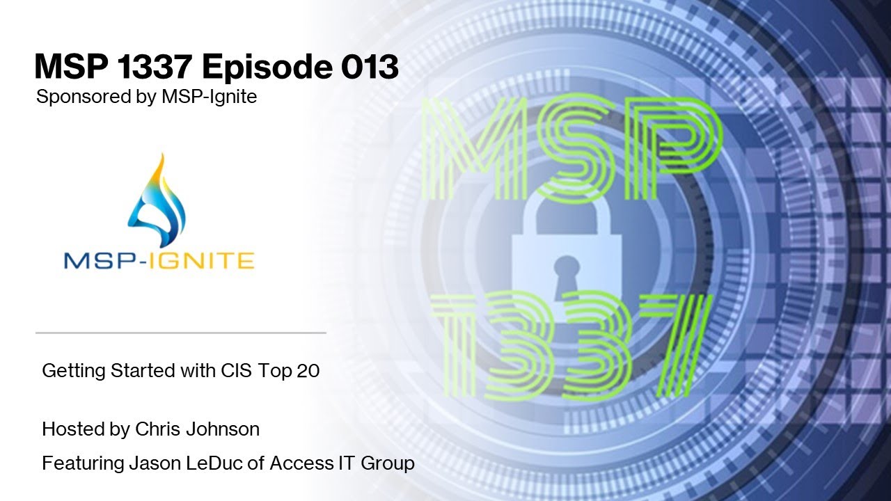 S1E13 - Getting Started with CIS Top 20