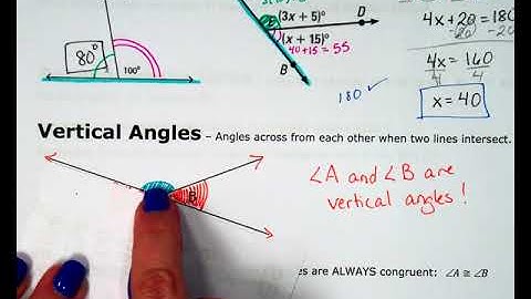 U1bd5   Linear Pairs and Vertical Angle Notes Part 1