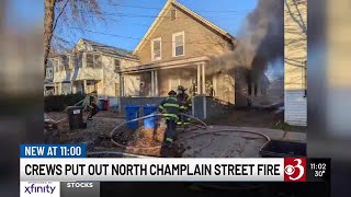 Burlington fire crews put out Old North End fire
