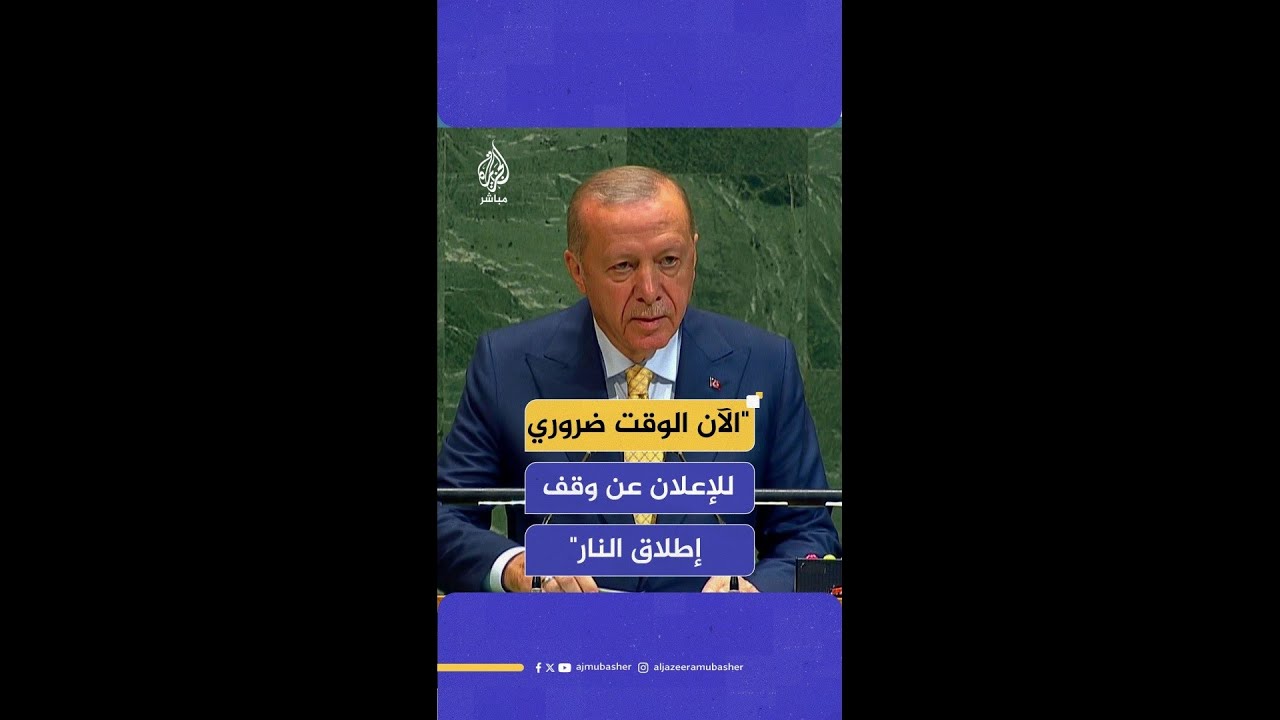 الرئيس التركي: إسرائيل تهدف لقتل رؤية حل الدولتين