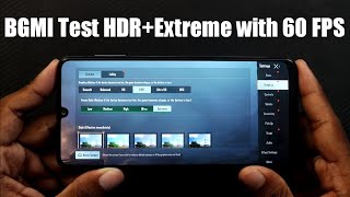 Samsung Galaxy M32 BGMI Test HDR Extreme with 60 FPS || GFX Tool