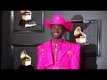 Lil Nas X on the Red Carpet | Fashion Cam | GRAMMYs 2020