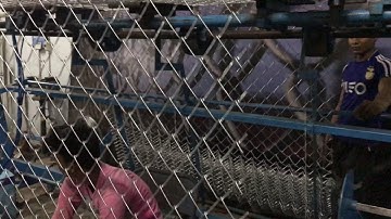 How chainlink fence is made
