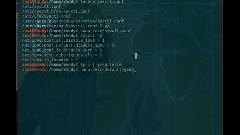How Disable IPV6 di Linux with 2 optional