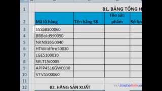 các hàm Excel thông dụng trong công việc