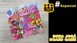 Candy Wars - Partida Completa - Bora Jogá Board Game Especial