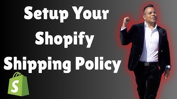How To Setup Your Shopify Shipping Policy In Only 5 Minutes!  Dropshipping 2025