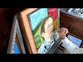 Scott oconnor  painting self portrait in oil