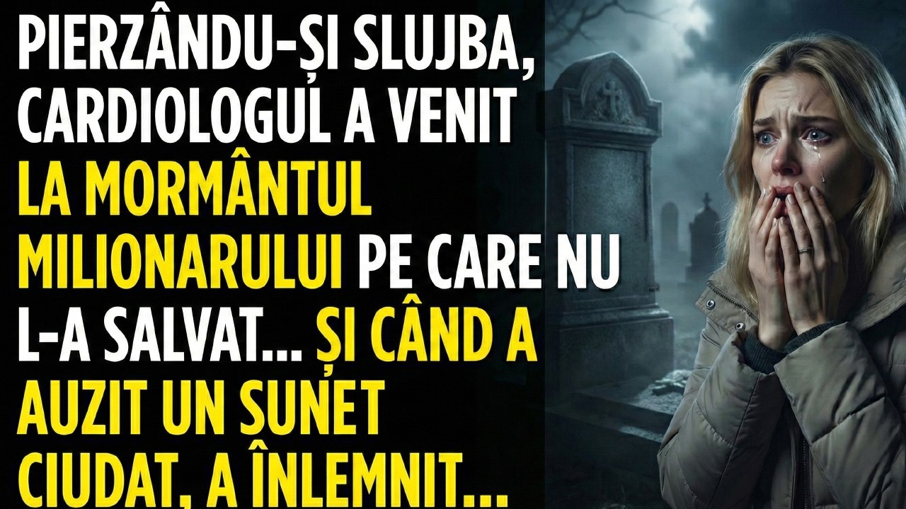 Pierzându-și locul de muncă, CARDIOLOGUL a venit la mormântul MILIONARULUI pe care nu l-a salvat...