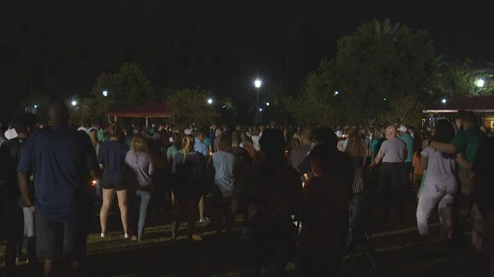 Scores of people gather for vigil honoring Tristyn...