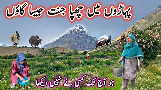 Most Beautiful Village Of Gilgit Baltistan | Peaceful And Natural Views |District Ganche| Thaly Broq