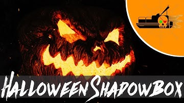 Turning a Window Into a Halloween Shadowbox