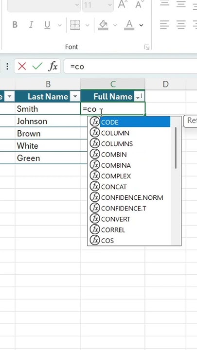 How to Combine Text in Excel | Use CONCATENATE Easily! - YouTube