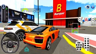 3d driving class new car | New game | New Audi R8 driving in the city | Android gameplay screenshot 1