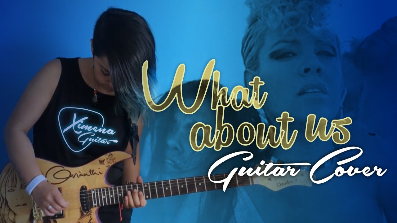What about us pink guitarra cover youtube