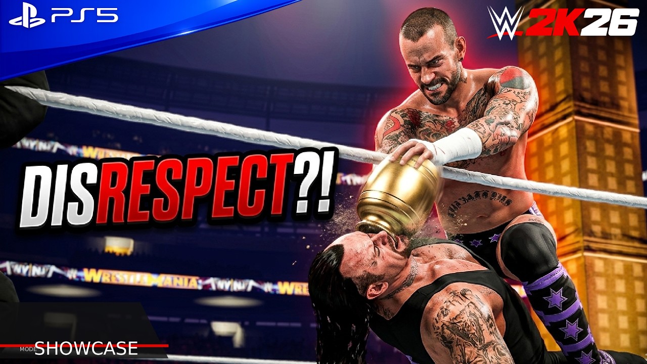 WWE 2K26 Showcase Match 4 - CM Punk vs The Undertaker