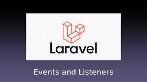 Event & Listener in Laravel 10 with Best Example Hindi/Urdu/English 2023-2024