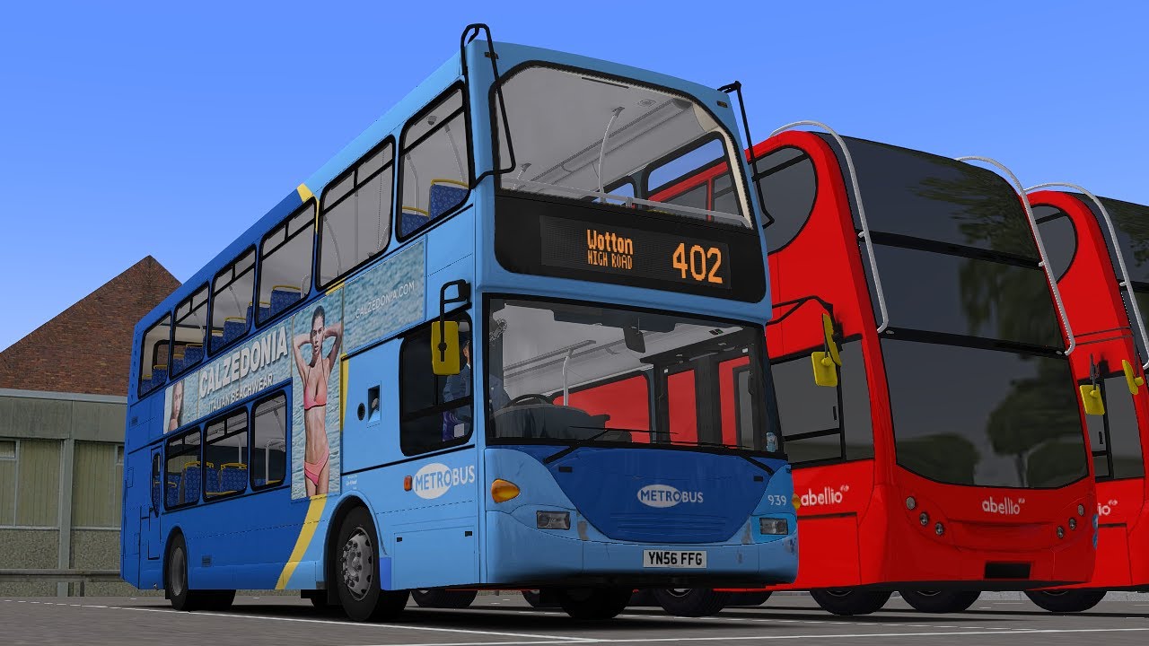 Metrobus help out in Bowdenham W/ East Lancs Omnidekka (MS Lancsbus Omnidecker)