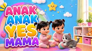 Anak Anak Yes Mama 👶 Lagu Anak Balita Populer | Animasi 3D Kartun Lucu