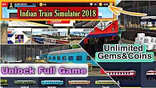 Unlock Indian Train Simulator 2018  | Unlimited Gems & Coins | 🌟100% Working Trick 🔥 screenshot 2