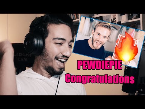 Tunisian boy Reacts to Pewdiepie - Congratulation