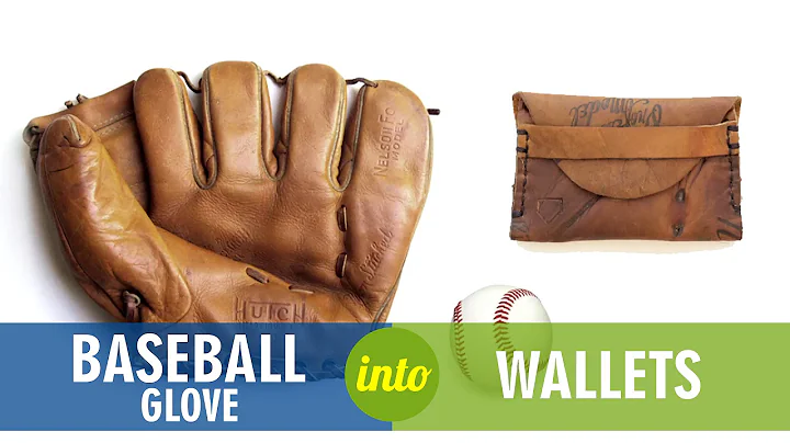 Upcycled Baseball Gloves into Wallets