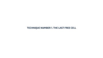 The last free cell technique part 1/14 — Escape Sudoku
