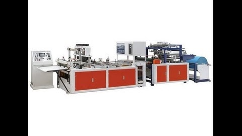 Factory Price Fully automatic Non Woven Zipper Bag Making Machine