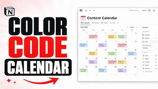 How to Color Code a Calendar in Notion (Tutorial 2026)