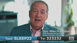 Relaxium Sleep Text Commercial with Mike Huckabee